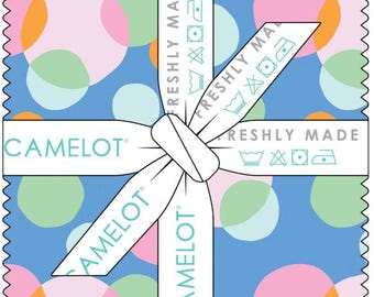 Camelot Fabrics Duck Charm Pack, 5" Precut Fabric Squares, 42 Pcs Quilting Cotton Pack, Wildflower Meadow