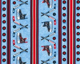 ROBERT KAUFMAN, Hockey, 16957, quilt cotton, designer cotton