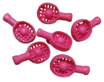 18mm, 6-30 Buttons Raquette pink, BF44