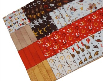 40 Stripes, Jelly Rolls, 2 1/2" X 44", Pre-Cut cotton - FAR WEST de Camelot Fabrics