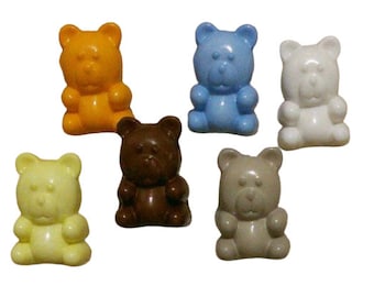 14mm, 6-30 Buttons Bear, Fancy Button, Solid Button