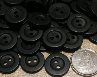 15mm, 12-50 Buttons BLACK, BTN 59