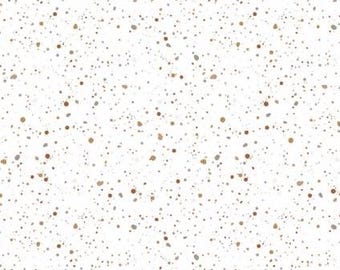 Fabric cotton Splatter, White, Gold, 21231203, 03, QUILT FABRICS, 100% cotton, quilt cotton - Strokes of the Wild of Camelot Fabrics