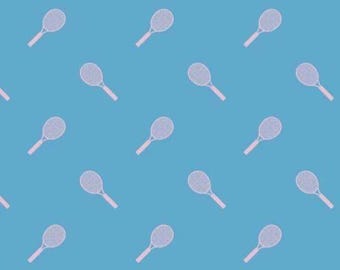 Fabric cotton, CAUSE A RACQUET, 58240504, 02, Quilt Fabrics, 100% cotton, quilt cotton - Serving Summer of Camelot Fabrics