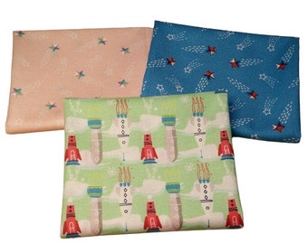 Bundle 3 prints, Out of this world, Camelot Fabrics, cotton, cotton quilt, cotton designer