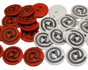 19mm, 6-24 buttons @, fancy button, button vintage, BF13