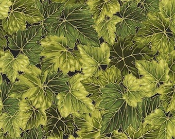 QUILT FABRIC LEAF Bounty of the season, 100% Cotton - Bounty of the season, Robert Kaufman