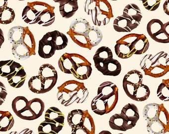 BENARTEX FABRICS, Chocolate Pretzel, Chocolicious, Kanvas, 9845, col 07, cotton quilt, cotton designer