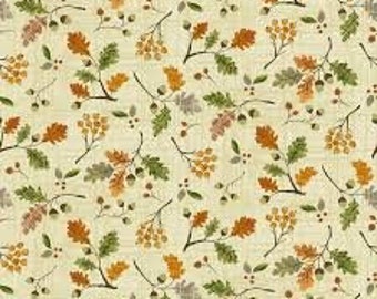 QUILT FABRIC Leaves Autumn, 7648, 100% Cotton- Timeless Treasure