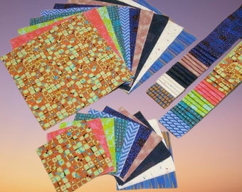 MARCUS FABRICS, Pre-Cut cotton, Charm pack, jelly roll