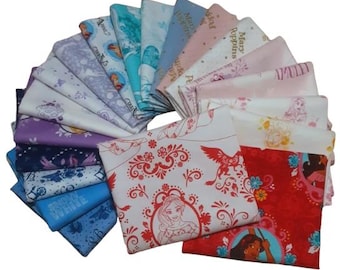 20 prints, PRINCESS, Camelot Fabrics, coton designer, see description before FINAL Sale