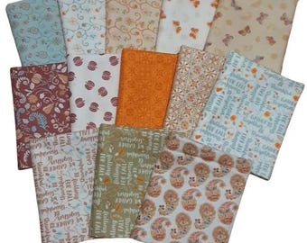 END OF COLLECTION, Autumn Impressions, 100% cotton, butterfly, pumpkin - Autumn Impression de Camelot Fabrics