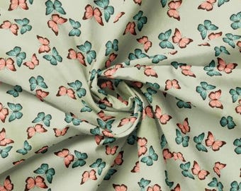 Fabric cotton, BUTTERFLIES, 50250104-01, Quilt Fabrics, 100% cotton, quilt cotton - Fleurs and Flutter of Camelot Fabrics