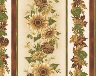 ROBERT KAUFMAN, Autumn Bouquet, Bounty of the season, 19858, 14, 100% Cotton