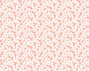 Fabric cotton, DAISIES, Coral, 58240103, 02, Quilt Fabrics, 100% cotton, quilt cotton - Daisy & Lilly of Camelot Fabrics