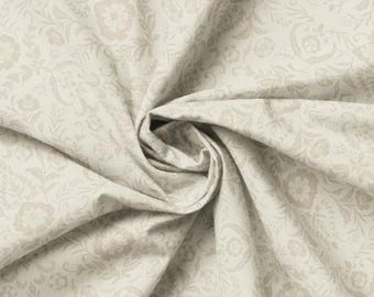 Fabric cotton, OPULENT DAMASK, Cream, 52240103, 01, Quilt Fabrics, 100% cotton, quilt cotton - Dark Romance of Camelot Fabrics