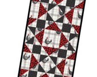 PDF, MEADOW STAR Table Runner, 18'' X 54'', Tutoriel - Hen House de Camelot Fabrics