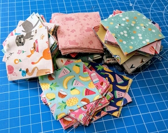 100 Riley Blake Designs, mix of collections, 100% cotton, quiting patchwork craft supplies