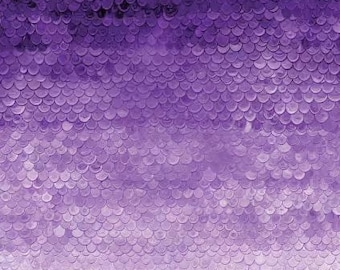 Camelot Fabrics Purple Ombre Raindrops Kaleidoscope Peggy Collins Cotton Quilt Fabric 16250202-03