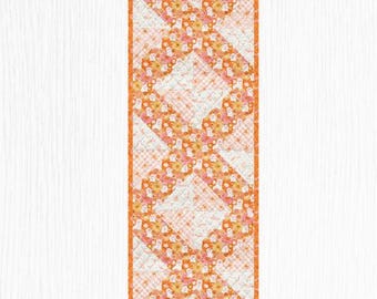 PDF, Best Wishes TABLE RUNNER, 16'' X 48'' , Tutoriel - Ghostly Garden of Camelot Fabrics