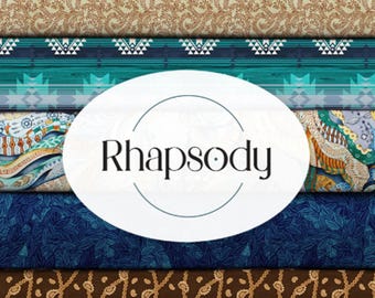 FABRICS COTTON, Boho, Bundle 13 - Rhapsody de Camelot Fabrics