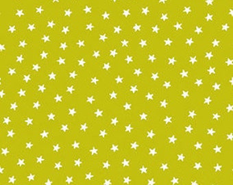 Star, charmeuse green, Andover, 9166, cotton, cotton quilt, cotton designer