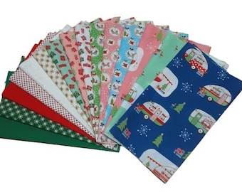 RILEY BLAKE, Christmas Adventure, Christmas fabric 100% cotton