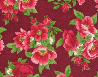 QUILT FABRIC Scarlet's Garden, cotton quilt, cotton designer - 20644-3 de Robert Kaufman