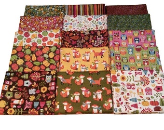ANDOVER, 15 prints, Autumn Days, Makower, cotton quilt, cotton designer
