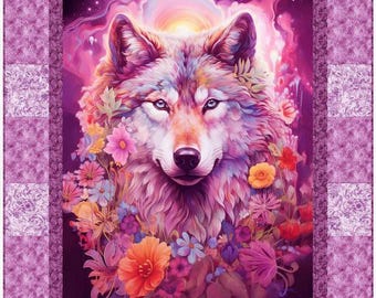 PDF, PANEL Quilt, 50'' X 56.5'', Tutoriel - Daphne of Camelot Fabrics