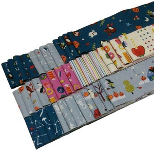 40 Stripes, Jelly Rolls, Pre-Cut cotton, CANDY HALLOWEEN- Tiny Treaters de Riley Blake Designs