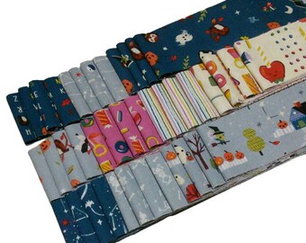 40 Stripes, Jelly Rolls, Pre-Cut cotton, CANDY HALLOWEEN- Tiny Treaters de Riley Blake Designs