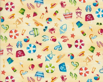 ANDOVER, 2339, toy playa, Beside the Sea, 100% cotton, cotton quilt, cotton designer - Andover Fabrics