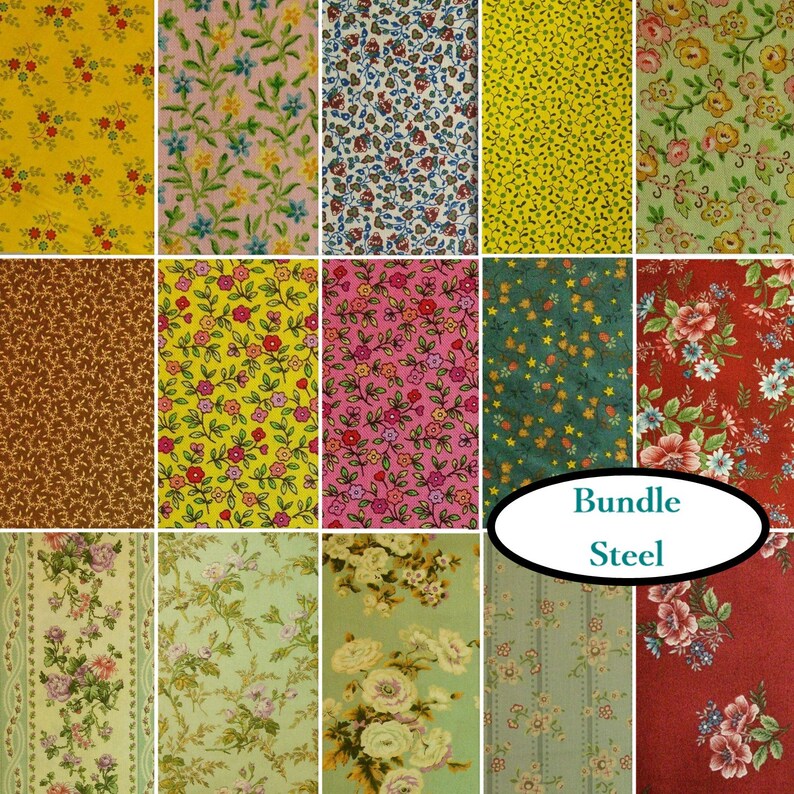 100/% cotton, Quilting Treasures Reg 2.99-17.99 Little flower blue red yellow sun