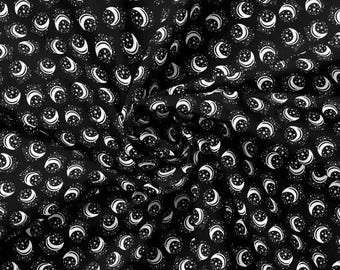 Fabric cotton, ECLIPSE, black, 68230204-02, QUILT FABRICS, 100% cotton, quilt cotton - Mysticat of Camelot Fabrics
