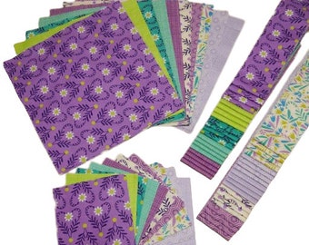 10 Pre-Cut cotton, Spring Bird de Camelot Fabrics