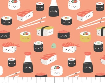 QUILT FABRIC Sushi, On a Roll, 21210201, 100% cotton, quilt cotton - On a Roll de Camelot Fabrics