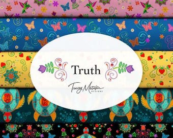 QUILT FABRICS, 12 prints, 100% cotton - Truth de Camelot Fabrics