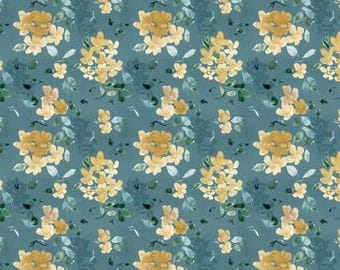 Fabric cotton, GOLDEN PETALS, 52204302, 02, Quilt Fabrics, 100% cotton, quilt cotton - Golden Hour of Camelot Fabrics