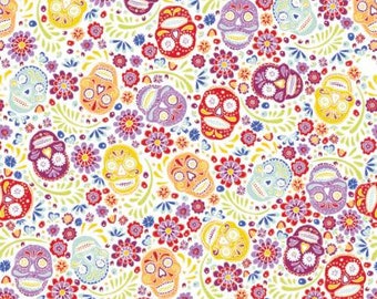 CAMELOT FABRICS, skull, 100% coton - Eternally Yours de Camelot Fabrics