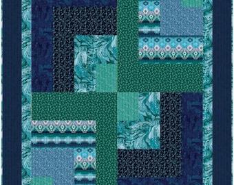 PDF, QUILT BAR Quilt, 48.5'' X 60.5'', Tutoriel - Rhapsody de Camelot Fabrics