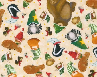 ROBERT KAUFMAN, 21926, Gromeland Critters, 100% Cotton