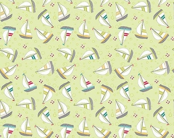 SALE, BENARTEX FABRICS, Boat, 100% cotton, cotton quilt, cotton designer - My Little Sunshine de Benartex Fabrics