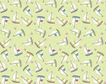 BENARTEX FABRICS, Boat, 100% cotton, cotton quilt, cotton designer - My Little Sunshine de Benartex Fabrics