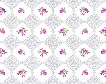 ANDOVER, Fleurs, 9221, P, Symphony, 100% Cotton