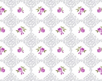 ANDOVER, Fleurs, 9221, P, Symphony, 100% Cotton