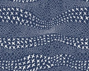 QUILT COTTON, CS27, Navy, cotton, cotton quilt, cotton designer - Century d'Andover Fabrics