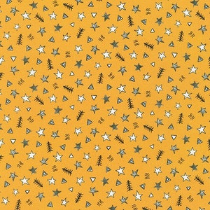 ROBERT KAUFMAN, motif d'étoile, Neighborhood Pals, 19657, 100% coton, coton courtepointe, coton designer