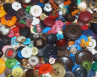 300 buttons,  2 holes, 4 holes, rod, childish, chic, lucite, celluloid, metal, bundle buttons, economic, best deal