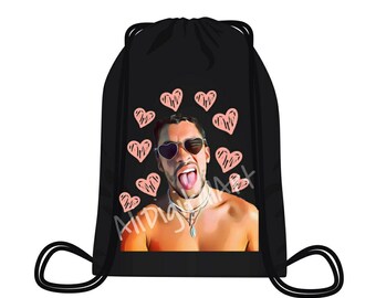 Bad Bunny PNG cute hearts Benito love for sublimation